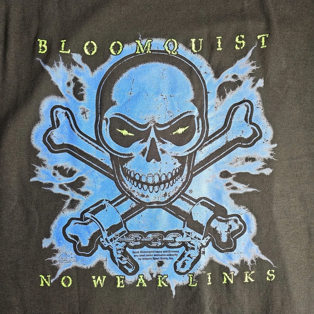 Scott Bloomquist T-Shirt 3XL Blue Lightning #0 No Weak Links Black - Picture 1 of 9